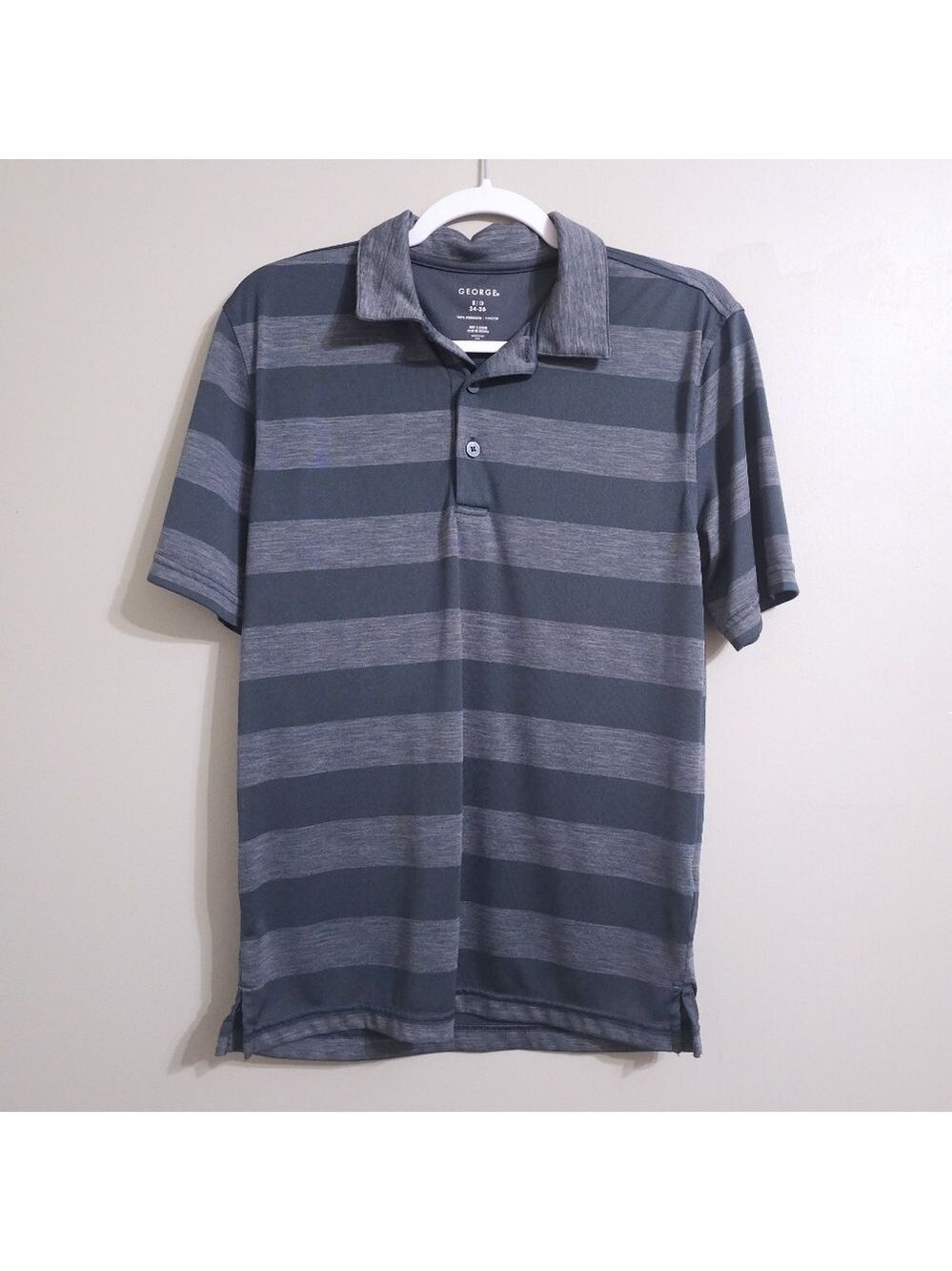 3 for $10 George Striped Polo Shirt men's small